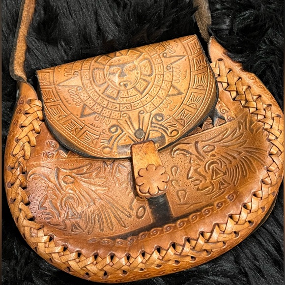 Vintage Mini Leather Crossbody Bag - Picture 3 of 15